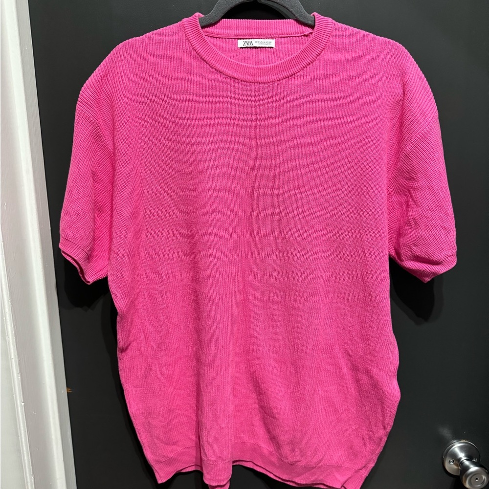 Pink Zara Sweater - Short Sleeved
